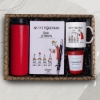 Öğretmenler Günü Tasarımlı Hediye Seti &Defter, Kalem, Kupa, Suluk, Mum  resmi