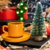 Pastel Renkli Çay Fincanı ve Çam Ağacı Yılbaşı Hediye Seti 03 resmi