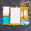 Bitki Çayı, Tasarım Defter, Kolonya, Kupa, Mum AHŞAP Hediye Kutusu  resmi