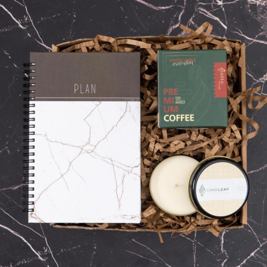  Plan Defter , Mum, Kahve  Hediye Kutusu  resmi