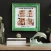 Canım Öğretmenim Kişiye Özel Doğal Ahşap 4 Fotoğraflı Çerçeve ve Defter Hediye Seti resmi