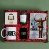 Joker Kupa ve Defterli Ahşap Hediye Seti resmi