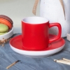 İsme Özel Kırmızı  Fincan,Dünya Kahvesi, Mum, Tütsü Hediye Seti   resmi