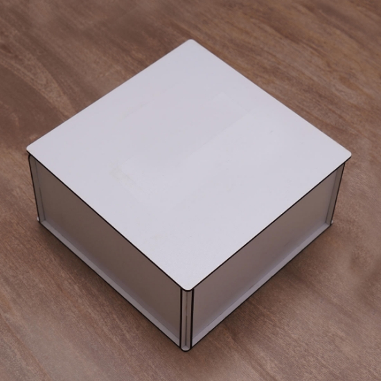 MDF Kutu 24x24 Beyaz resmi
