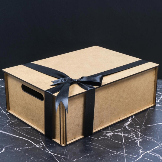 Ahşap Mdf Hediye Kutusu 35x25 resmi