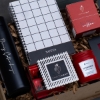 Dekoratif Ahşap Kutu, Defter, Kahve, Fotoğraf Çerçevesi, Çikolata, Mum, Çelik Termos  resmi