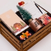 Yılbaşı Hediye Seti& Defter, Planlayıcı, Kalem, Fincan, Fincan Altı, Magnet, Çam Ağacı resmi