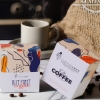 Yılbaşı Hediye Kutusu & Fincan, Kahve, Çorap, Kolonya, Mum, El kremi, Tütsü resmi