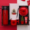 Yeni Yıl Yılbaşı Hediye Seti & Cam Suluk, Türk Kahvesi, Çay / Nescafe  Fincanı, Defter, Kalem, Mum, El Kremi