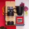 Sevgiliye Hediye Seti & French press, Filtre Kahve, Kupa Bardak, Çerçeve resmi