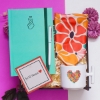 Sevgiliye Hediye Seti & Defter, Kalem, Kadın Fular, Fincan resmi