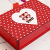 Sevgiliye Sevgiler Günü Hediyesi, Love You Temalı Ahşap Kutuda, Sunumlu Fincan, Kolonya, Kahve, resmi