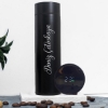 Kişiye Özel 500 ML Dereceli Çelik Termos & Kupa Bardak& Touch Pen Kalem & Siyah Defter Hediye Seti resmi