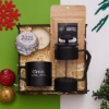 2025 Yılbaşı Yeni Yıl Hediye Seti Frenchpress, Fincan, Filtre Kahve, Mum,