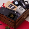 Yılbaşı , Yeni Yıl Hediye Seti Frenchpress, Defter, Kalem, Çerçeve, Kahve, Kupa Bardak, Mum, resmi