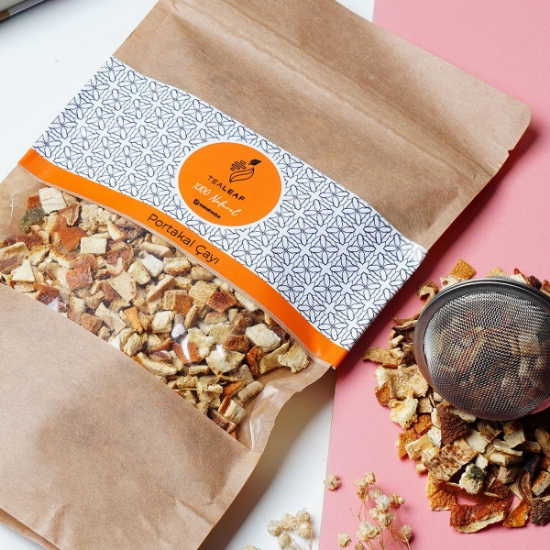 Tealeaf Doypack Meyve Çayı 100Gr - Portakal resmi