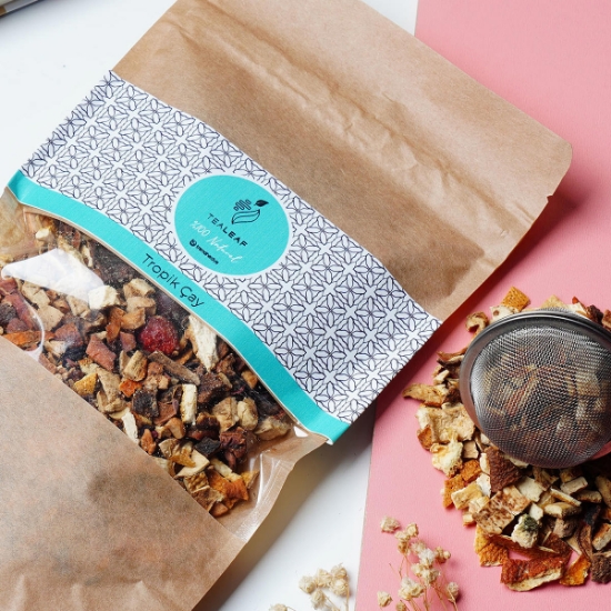 Tealeaf Doypack Meyve Çayı 100Gr - Hibiskus resmi