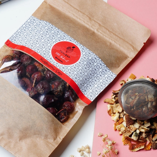 Tealeaf Doypack Meyve Çayı 100Gr - Kuşburnu resmi