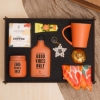Premium Good Vibes Only Temalı Hediye Seti & Kupa Bardak, Kolonya, Krem, Anahtarlık, Kahve, Biblo, Mum, Kadın Fular, resmi