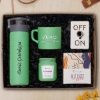 Kişiye Özel Cam Suluk, Çay & Nescafe Fincanı, Kokulu Mum ve Filitre Kahve Hediye Seti resmi