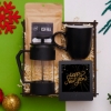 Yeni Yıl Yılbaşı Hediye Seti & Frenchpress,  Kupa Bardak, Çerçeve, Filtre Kahve resmi
