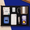 Premium Hediye Seti, 10000mh Powerbank, RGB Bluetooth Hoparlör, Çelik Termos Bardak,Çakmak, Çakı, Mum, Fitre Kahve resmi