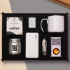 Premium Hediye Seti, Powerbank, RGB Bluetooth Hoparlör, Çelik Termos Bardak,Çakmak, Çakı, Mum, Fitre Kahve resmi