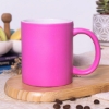 Kişiye Özel Ahşap Standlı Fotoğraflı Çerçevesi & Pembe Renkli Kupa Bardak