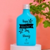 Kişiye Özel Ahşap Standlı Fotoğraflı Çerçeve & Açık Mavi Renkli  Freshleaf 200ML Kolonya