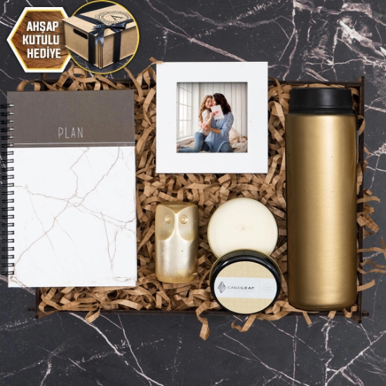 Defter, Cam Suluk, Fotoğraf Çeçevesi , Biblo, Mum  Hediye Kutusu  resmi