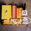 Defter, Suluk, Kupa, Kalemlik, Kurşun Kalem 2 Ad , Bez Çanta Hediye Set resmi
