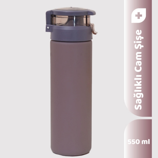 Seraclass Cam Suluk 550Ml - Koyu Kahve resmi