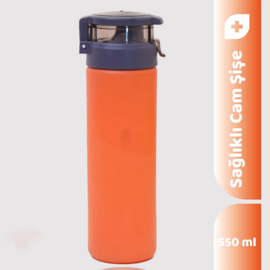 Seraclass Cam Suluk 550Ml - Turuncu resmi