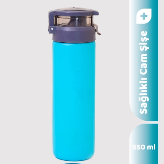 Seraclass Cam Suluk 550Ml - Açık Mavi resmi