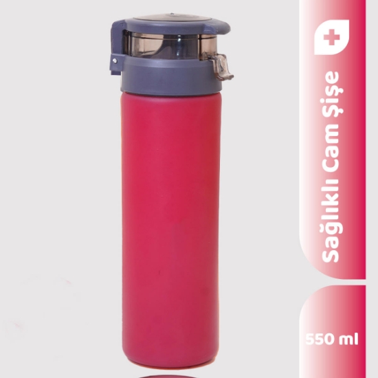 Seraclass Cam Suluk 550Ml - Bordo resmi