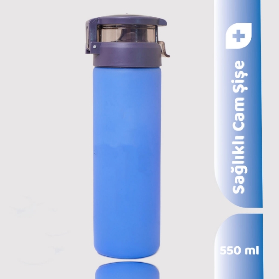 Seraclass Cam Suluk 550Ml - Leylak Mavi resmi