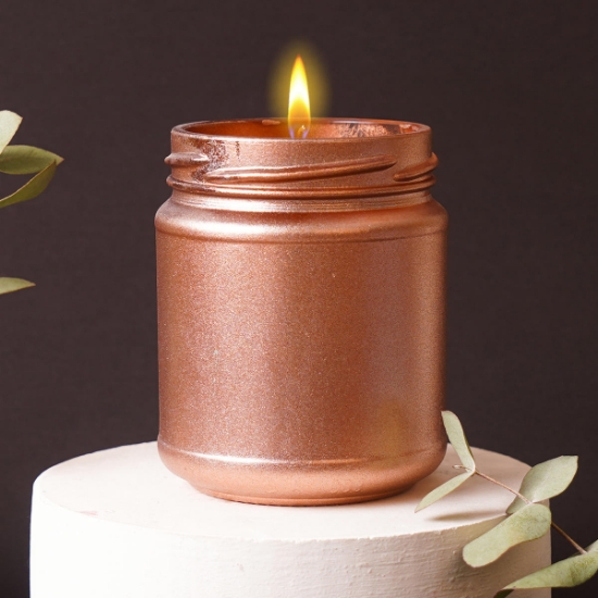 Candleaf Cam Mum Pırlanta - Turuncu resmi