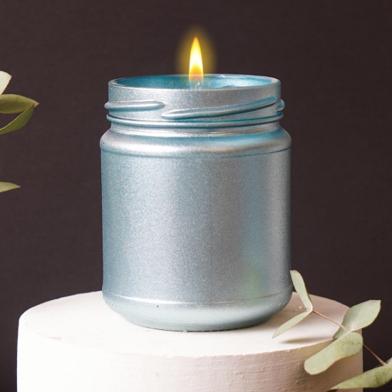 Candleaf Cam Mum Pırlanta - Turkuaz resmi