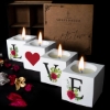 Candleaf Sweet Dream  Ahşap Kutulu Premium Kare Mum Seti