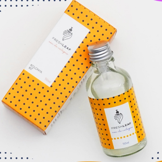 Freshleaf Cam Şişe Kolonya 50ml - İncir Mucizesi resmi