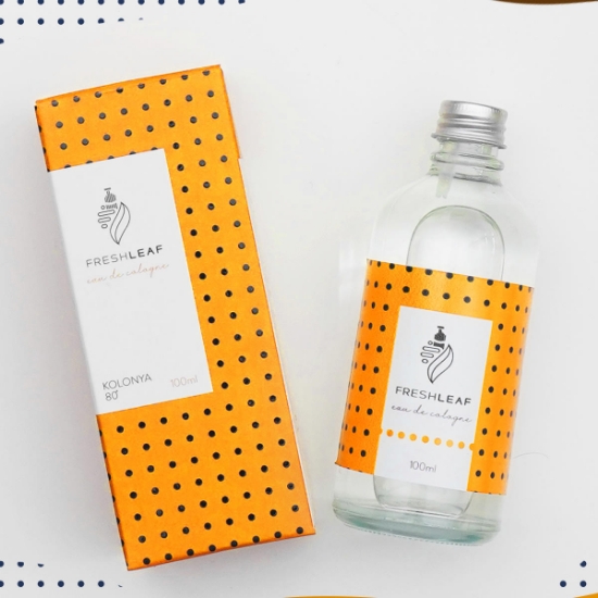 Freshleaf Cam Şişe Kolonya 100ml - Çıkolata Rüyası