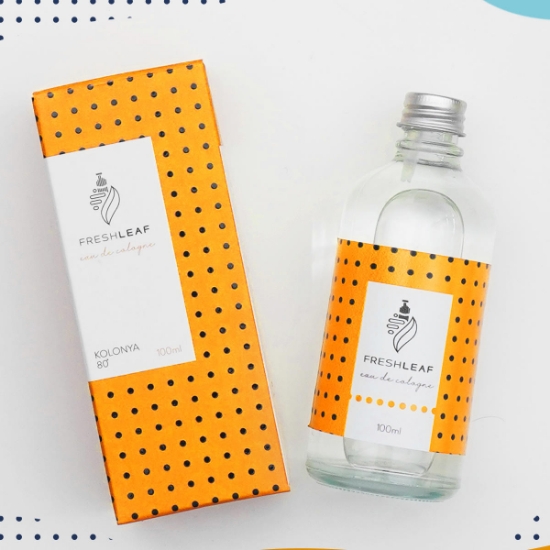 Freshleaf Cam Şişe Kolonya 100ml - Buz Ferahlığı