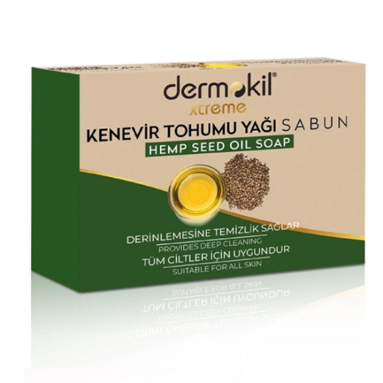 Dermokil Xtreme Kenevir Tohumu Yağı Katı Doğal Sabun 100 gr