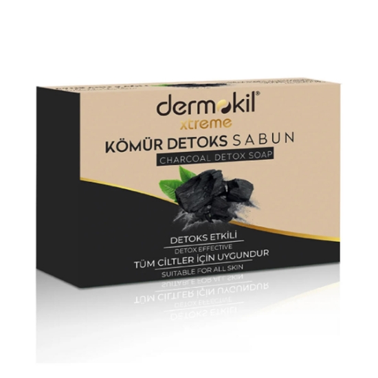 Dermokil Xtreme Kömürlü Detoks Doğal Katı Sabun 100 gr