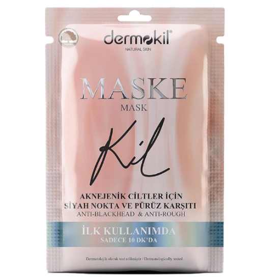 Dermokıl Natural 15 Ml Aknejenık Cıltler Icın Sıyah Nokta Ve Puruz Karsıtı Maske