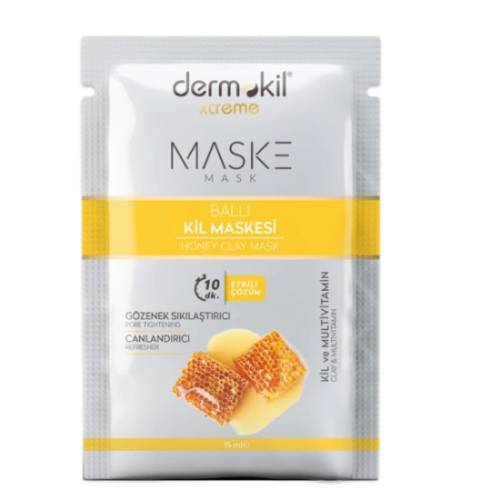 Dermokıl Xtreme  Ballı Kil Yüz Maskesi 15 Ml
