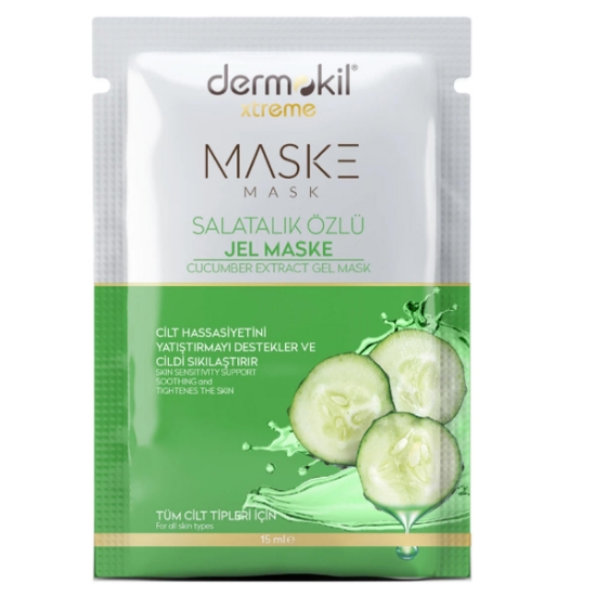 Dermokil Xtreme  Salatalık Özlü Jel Yüz Maskesi 15 ml