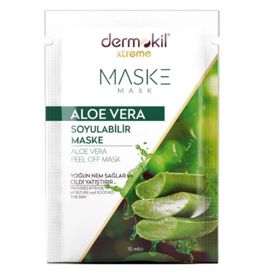 Dermokil Xtreme  Aloe Vera Soyulabilir Yüz Maskesi 15 ml