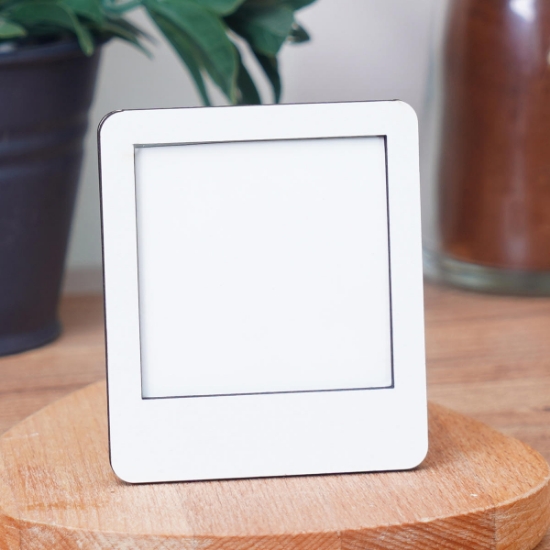 Mini İnstagram Çerçeve 5X5 - Beyaz resmi