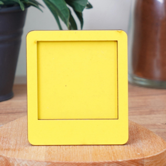 Mini İnstagram Çerçeve 5X5 - Sarı
